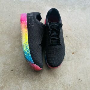Nobull Black Neon Glitch Trainer Shoes Men Size 11.5 Unisex